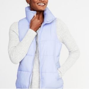 Old Navy Lilac Puffer Vest NWT